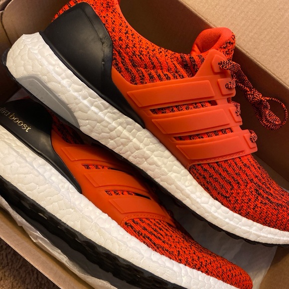 Adidas UltraBoost 3.0 Energy Red size 10.5 - Picture 7 of 11